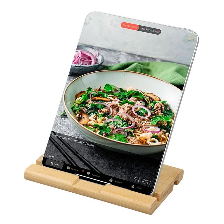 Tablet-Halter, Bambus, FSC