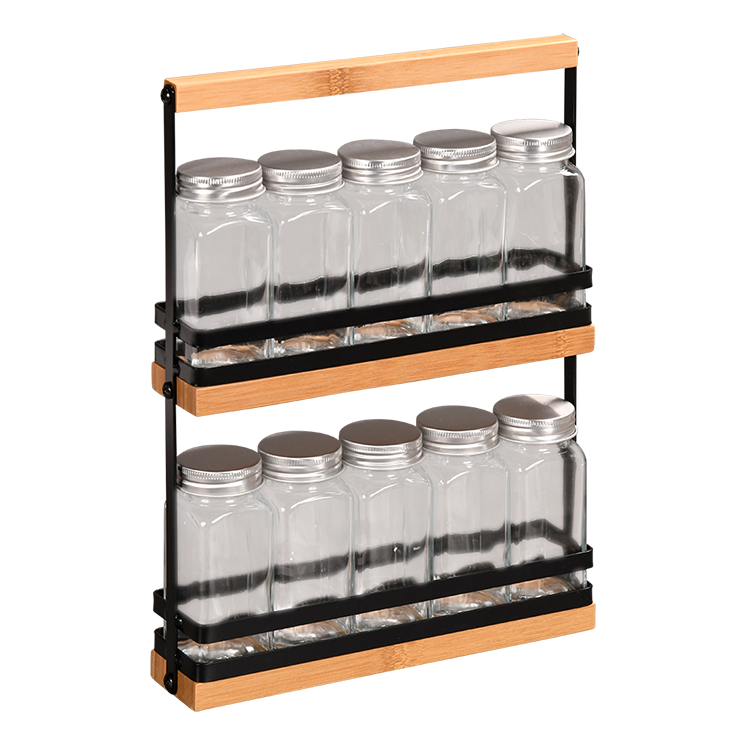 Gewrzregal Bambus FSC,10 Glser